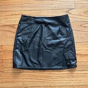 Rewash Black Mini Skirt